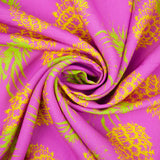 CHARLIE-RAYON POPLIN PRINTS-PINEAPPLE