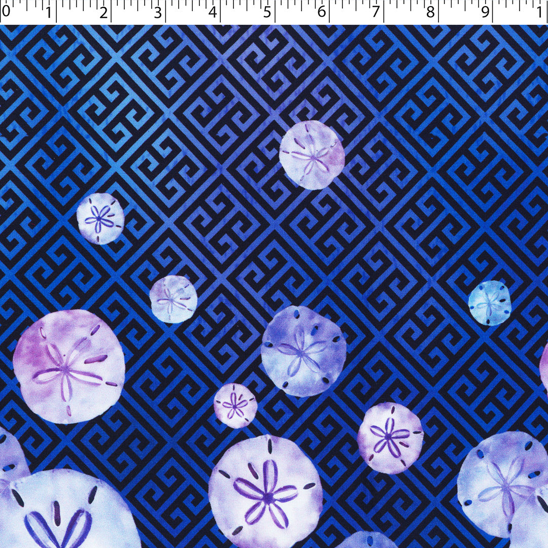 CHARLIE-RAYON POPLIN PRINTS-SAND DOLLARS