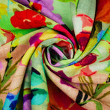 BARBADOS - RAYON/LINEN PRINTS - FLAT FLORAL