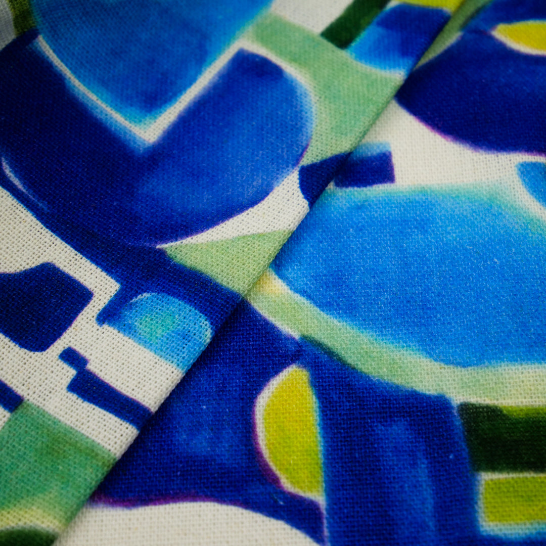 BARBADOS - RAYON/LINEN PRINTS - GEOMETRICS