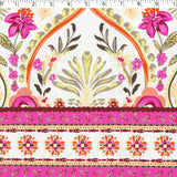 BARBADOS - RAYON/LINEN PRINTS - ONE SIDE BORDER