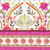 BARBADOS - RAYON/LINEN PRINTS - ONE SIDE BORDER