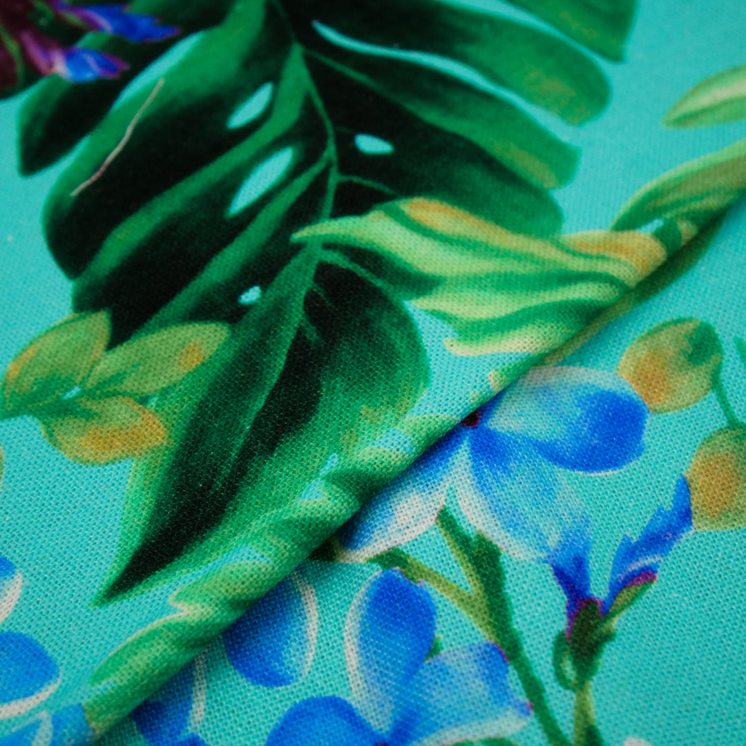 BARBADOS - RAYON/LINEN PRINTS - TROPICAL
