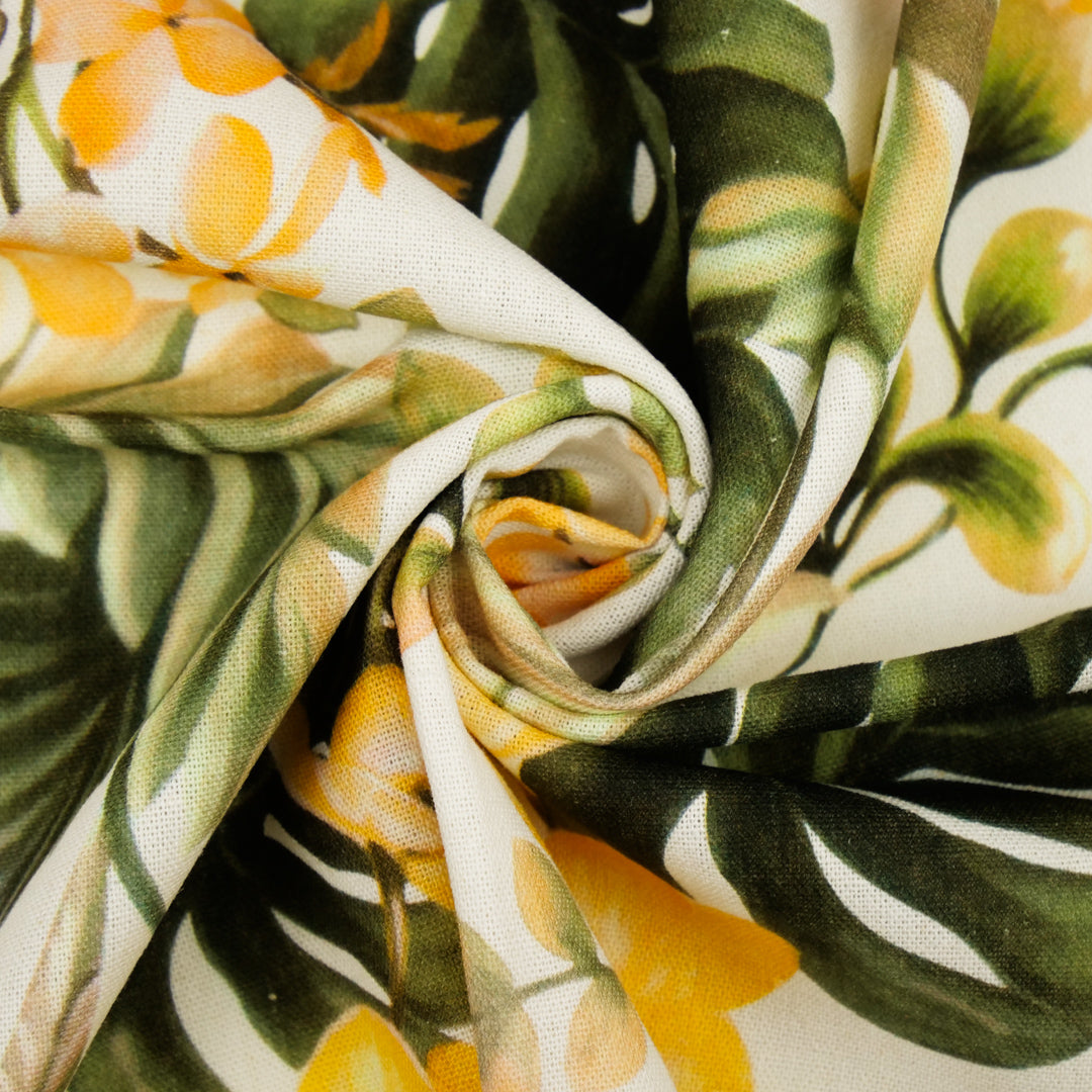 BARBADOS - RAYON/LINEN PRINTS - TROPICAL