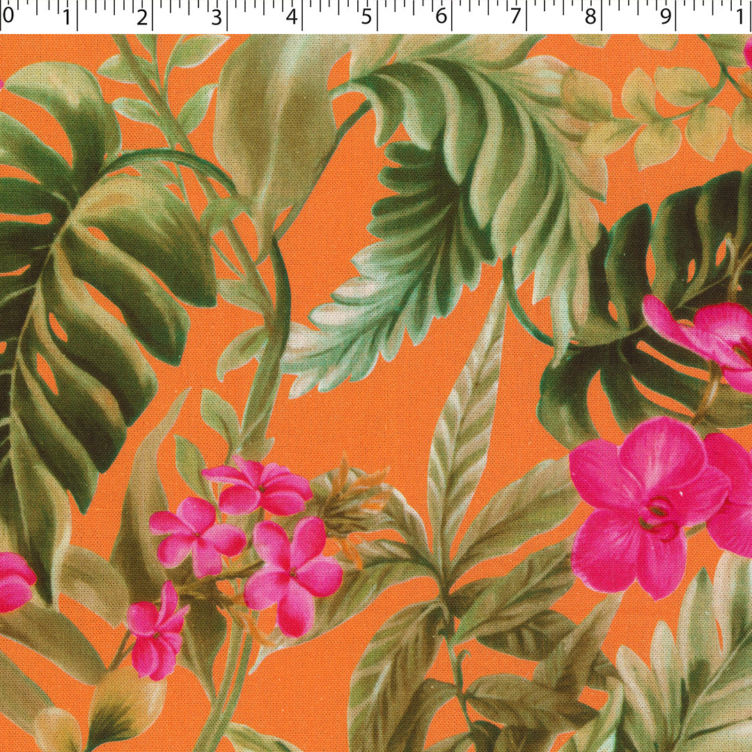 BARBADOS - RAYON/LINEN PRINTS - TROPICAL
