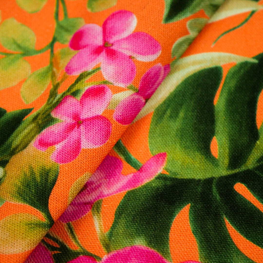 BARBADOS - RAYON/LINEN PRINTS - TROPICAL