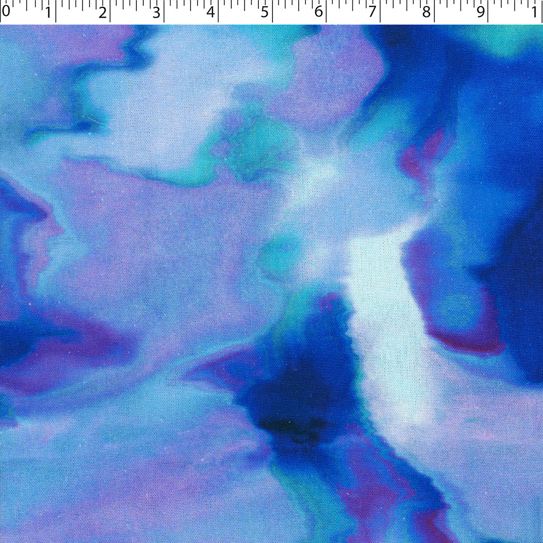 BARBADOS - RAYON/LINEN PRINTS -WATERCOLOR