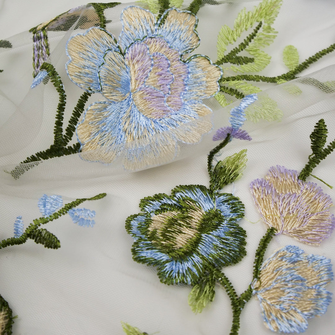ELEGANZA - EMBROIDERED - MESH