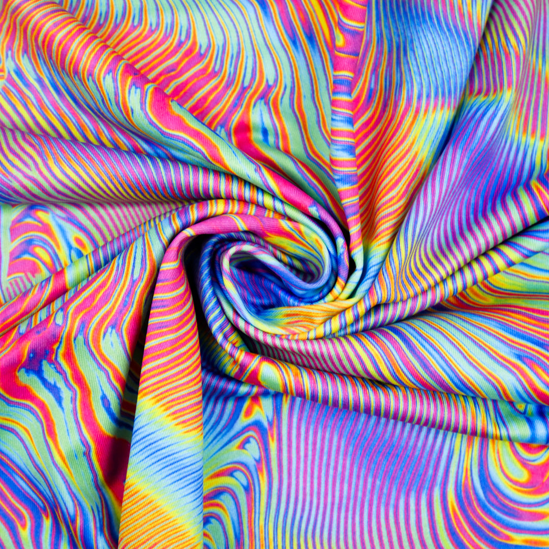 CHARLIE - KNIT PRINTS - ABSTRACT MOIRÉ
