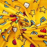 CHARLIE - KNIT PRINTS - DIGITAL CHERRIES / HEARTS