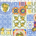 GIGGLES AND GRAPHICS - KNIT PRINTS - ABSTRACT TILES / LEMONS