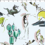 GIGGLES AND GRAPHICS - KNIT PRINTS - DRAGON / KOI FISH