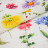 CONVENT GARDEN - COTTON EMBROIDERED PRINT - BOTANICAL FLORAL
