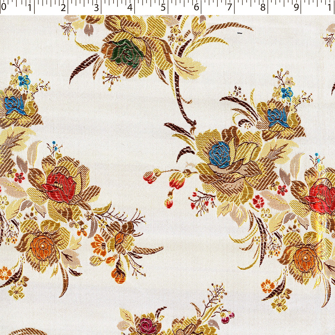 BEAUMONT BROCADES - ROSE FLORAL
