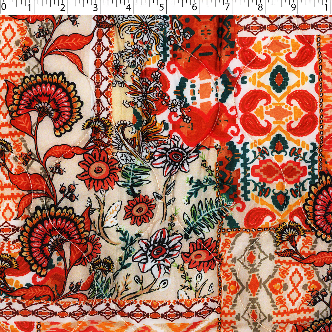 SOHO - QUILTED JACKETING - PATCHWORK