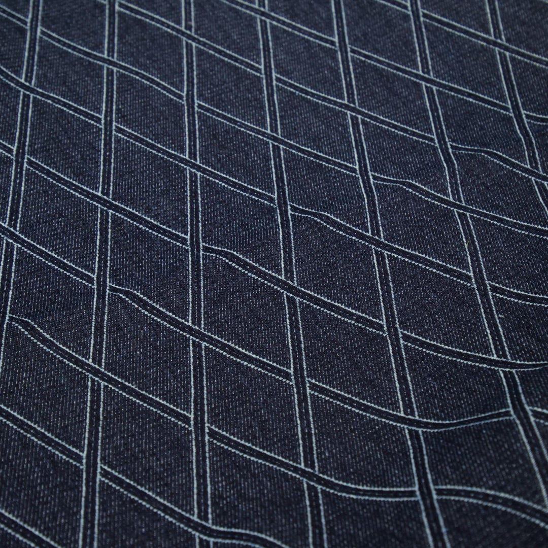 TRUE BLUE - DIAMOND JACQUARD