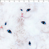 KATIE COLLECTION - RAYON POPLIN PRINTS - ALL-OVER CATS