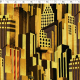 KATIE COLLECTION - RAYON POPLIN PRINTS - CITYSCAPE