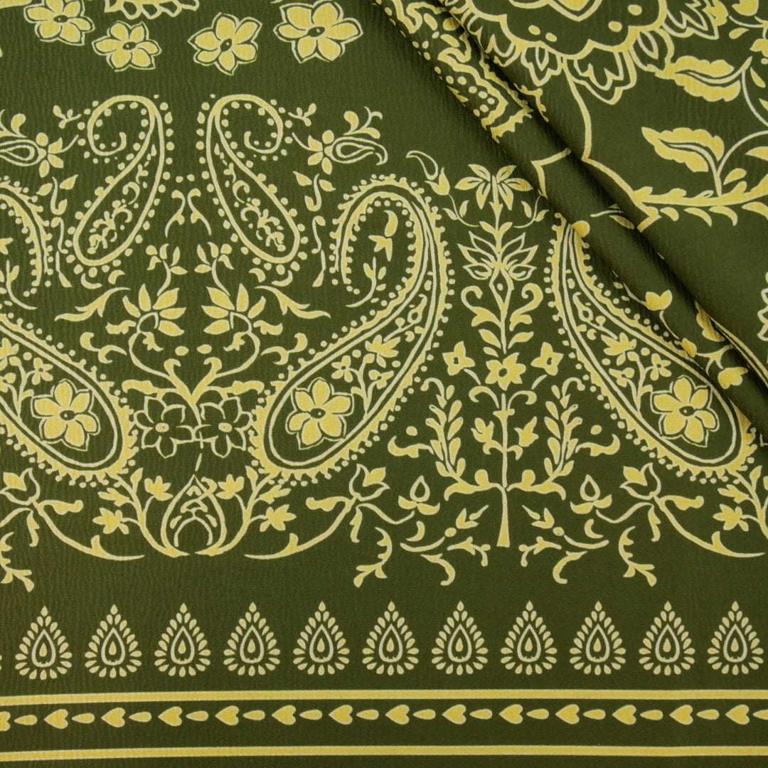 ESMERALDA COLLECTION - CREPE PRINTS - LARGE PAISLEY