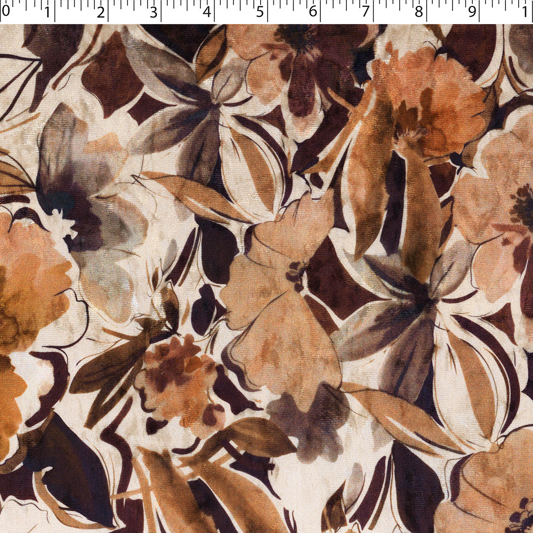 WILLOW VELVET-PRINTS-ALL OVER FLOWER