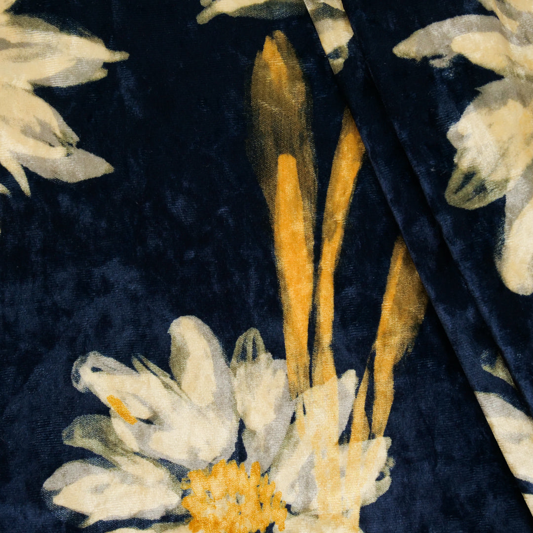 WILLOW VELVET-PRINTS-DAISY