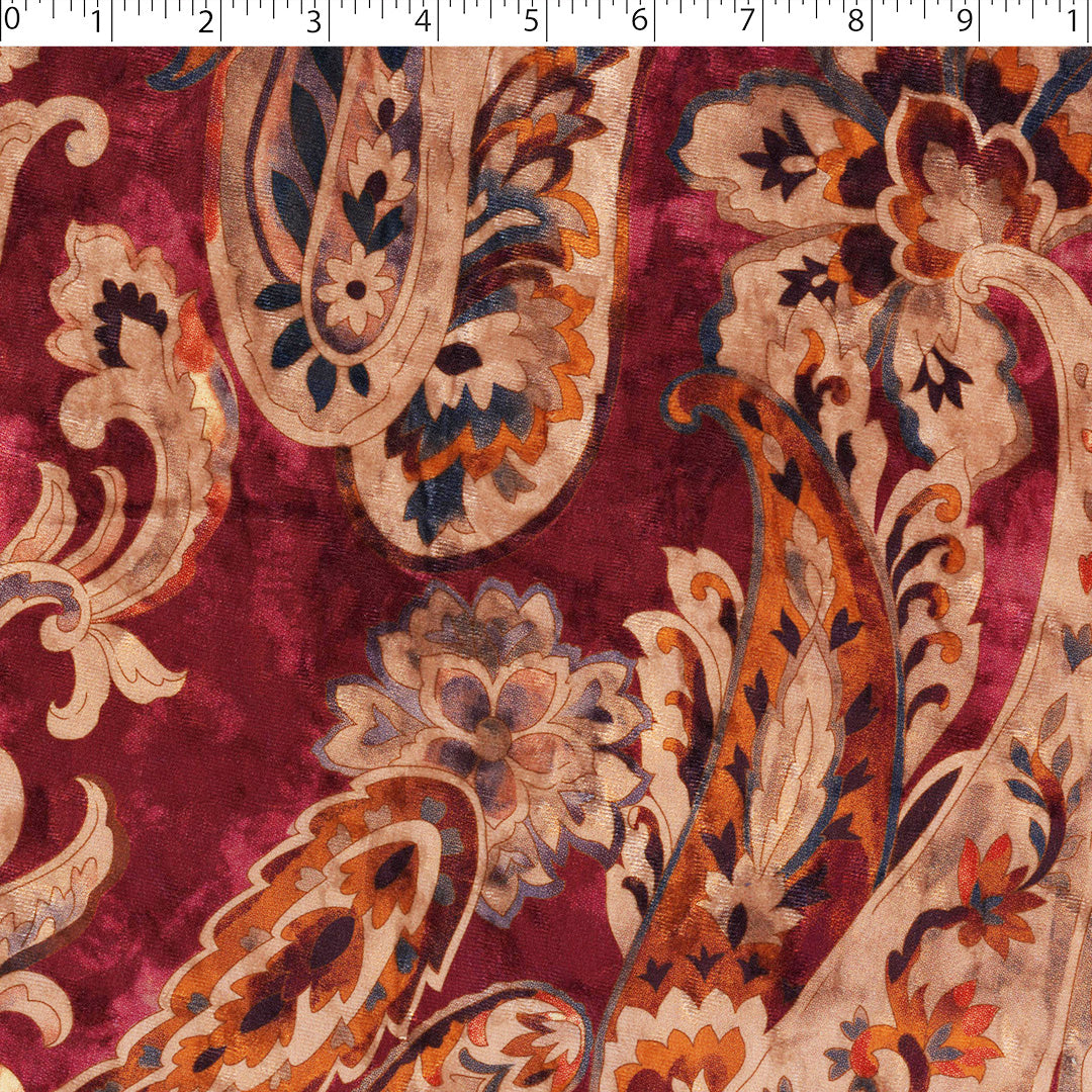 WILLOW VELVET-PRINTS-WATERCOLOUR PAISLEY
