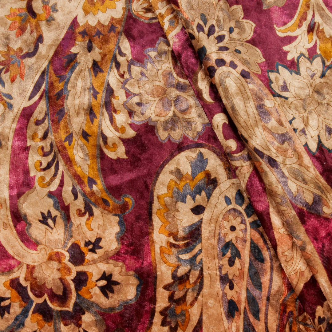 WILLOW VELVET-PRINTS-WATERCOLOUR PAISLEY