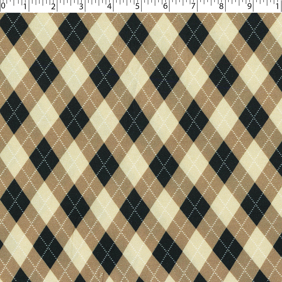 MANHATTAN - RAYON TWILL PRINTS - ARGYLE