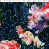 JOSEPHINE - BURN OUT PRINTED VELVET - VINEY FLORAL