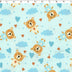 NIGHTY NITE - BRUSHED KNIT PRINTS - BEAR TOSS