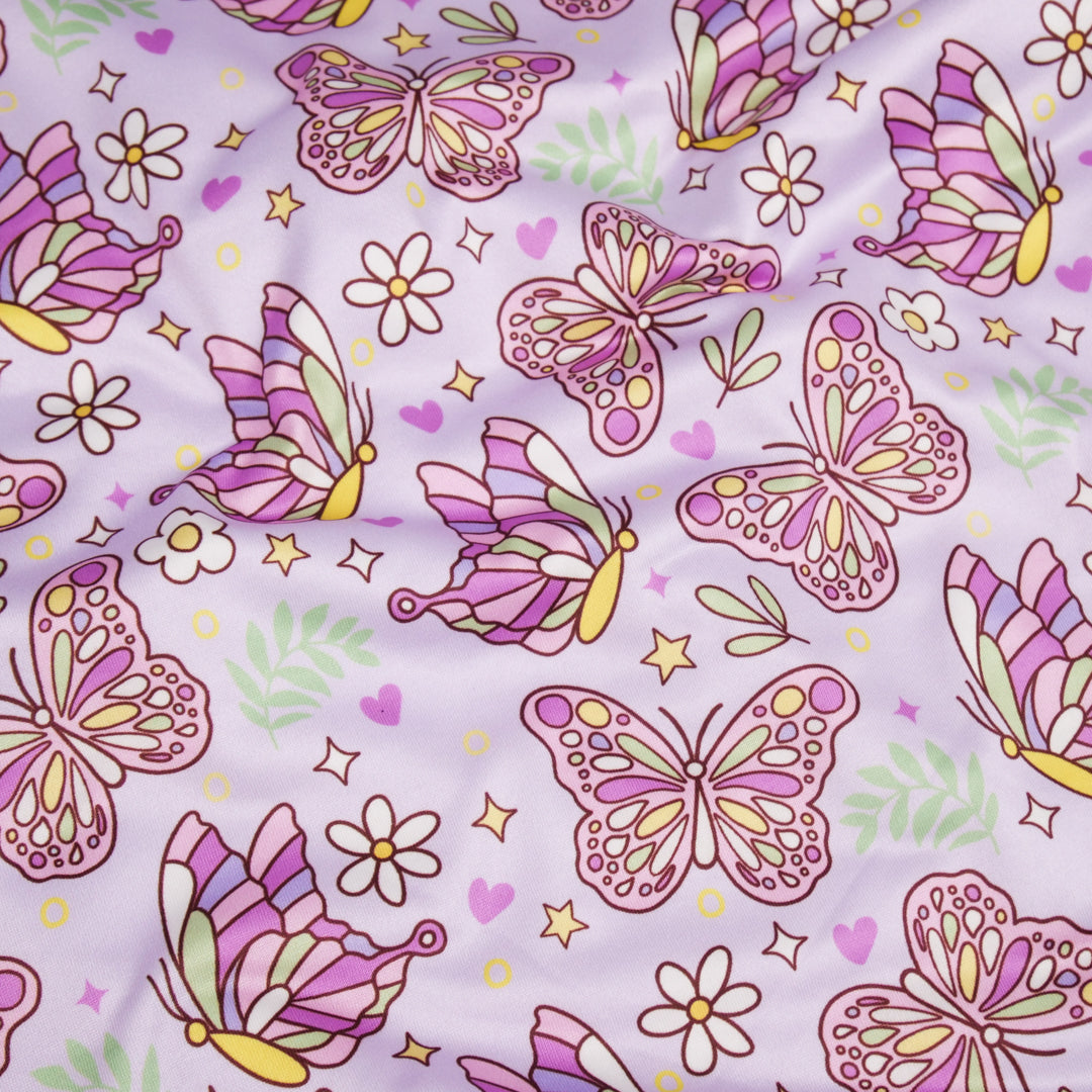 NIGHTY NITE - BRUSHED KNIT PRINTS - BUTTERFLIES