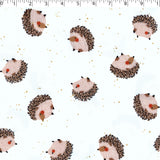 NIGHTY NITE - BRUSHED KNIT PRINTS - HEDGEHOGS