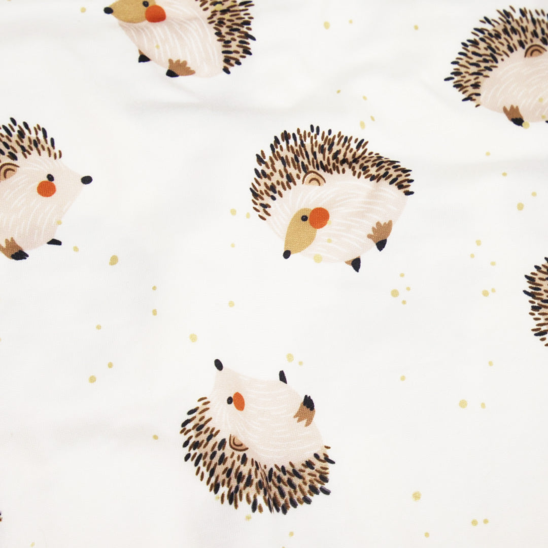 NIGHTY NITE - BRUSHED KNIT PRINTS - HEDGEHOGS