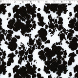 ANIMAL INSTINCTS - SCUBA SUEDE WITH FOIL - COW