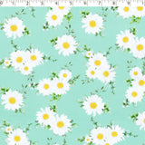 SLUMBER TIME RIB KNIT PRINTS - DAISIES