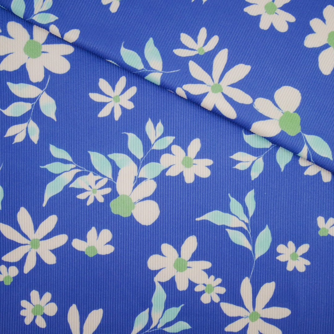 SLUMBER TIME RIB KNIT PRINTS - FLORAL