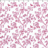 SLUMBER TIME RIB KNIT PRINTS -  ROSE TOILE