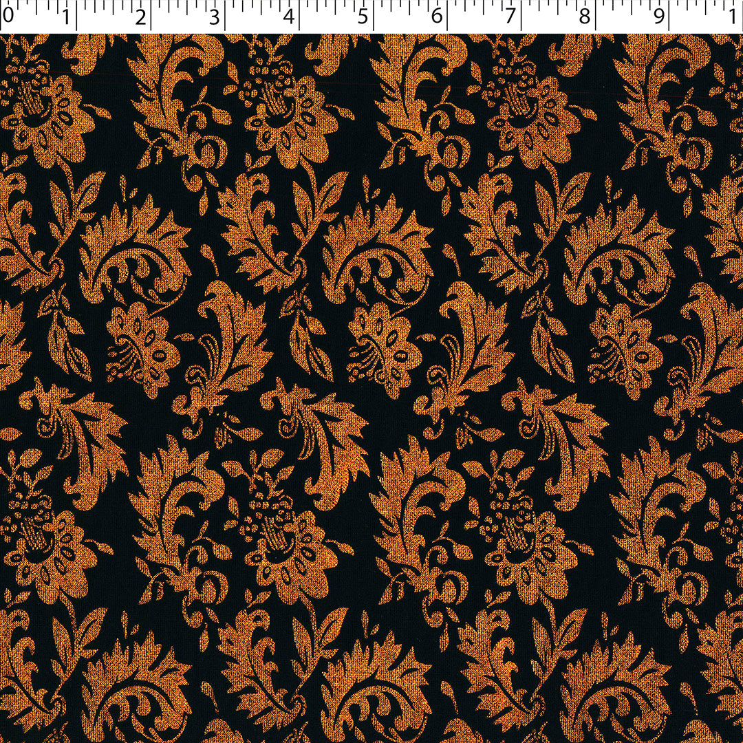 CROWN JEWELS - KNIT WITH FOIL PRINT - DAMASK FLORAL