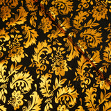 CROWN JEWELS - KNIT WITH FOIL PRINT - DAMASK FLORAL