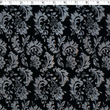 CROWN JEWELS - KNIT WITH FOIL PRINT - DAMASK FLORAL
