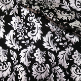 CROWN JEWELS - KNIT WITH FOIL PRINT - DAMASK FLORAL