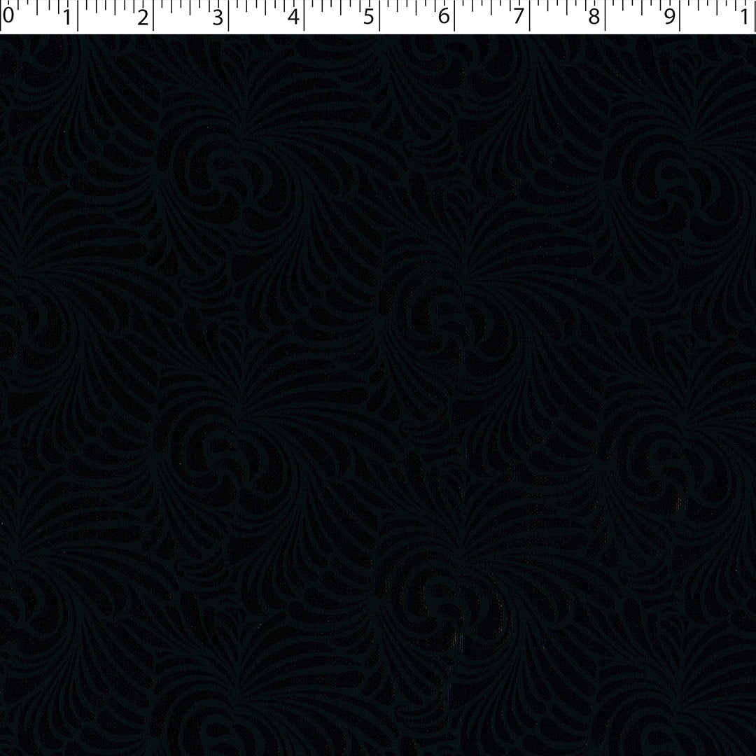 CROWN JEWELS - KNIT WITH FOIL PRINT - SWIRLING ARABESQUE