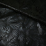 CROWN JEWELS - KNIT WITH FOIL PRINT - SWIRLING ARABESQUE