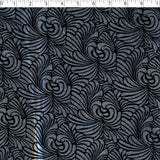 CROWN JEWELS - KNIT WITH FOIL PRINT - SWIRLING ARABESQUE