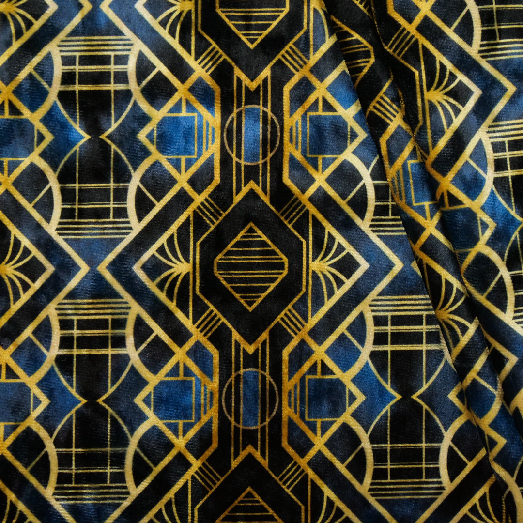 KATIE COLLECTION - VELVET PRINTS - ART DECO