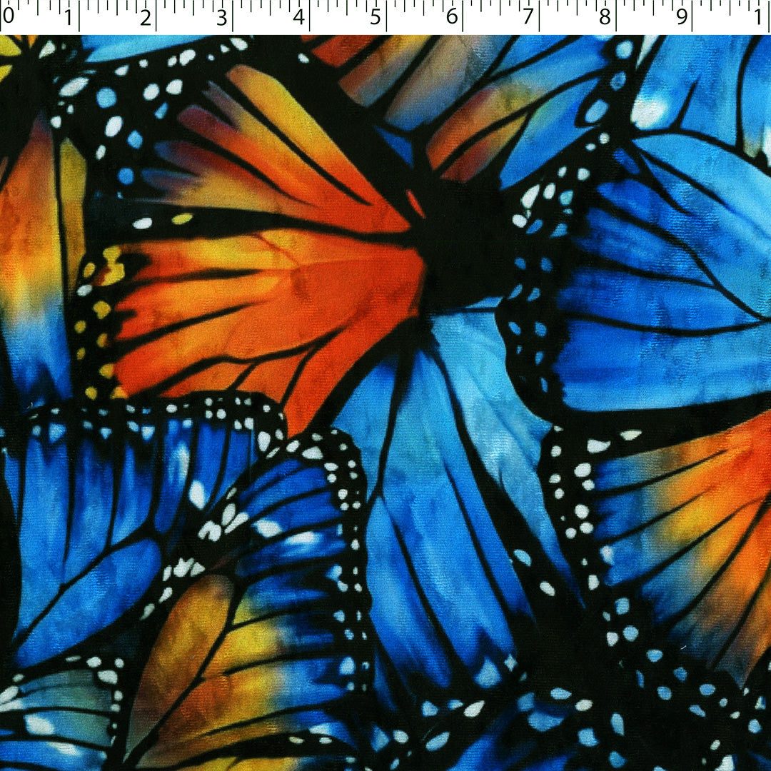 KATIE COLLECTION - VELVET PRINTS - BUTTERFLIES