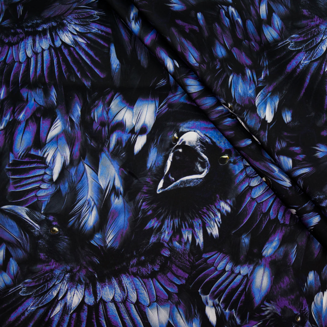 KATIE COLLECTION - SATIN PRINTS - RAVENS