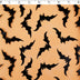 SPOOKY ORGANZA WITH FOIL - BAT