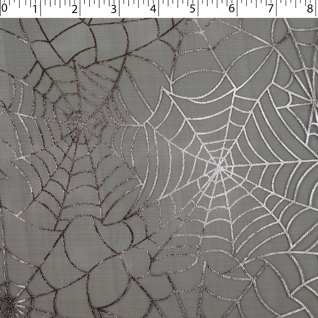 SPOOKY ORGANZA WITH FOIL - WEB