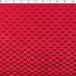 red polyester embossed hearts chenille